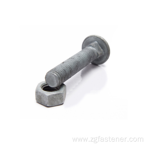 Hot dip galvanized cup head square neck bolts